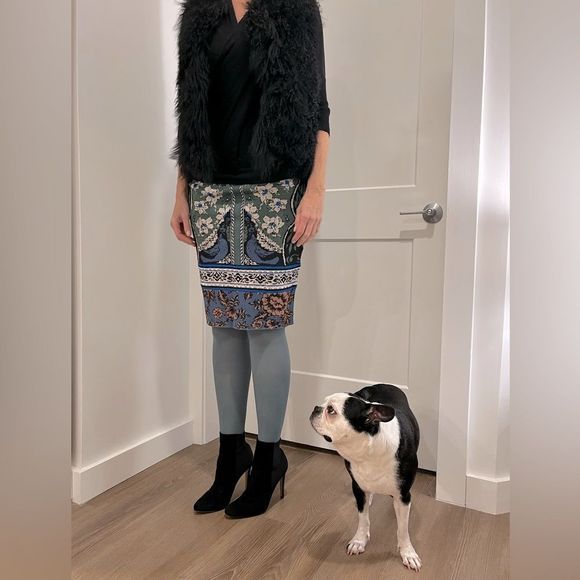 Belle Fare Tibetan Lamb fur black Vest. - Picture 6 of 8